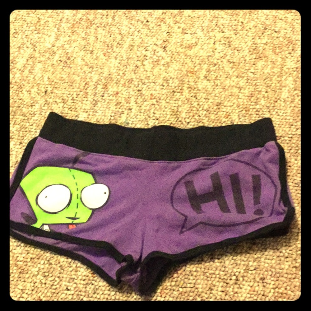 Purple shorts